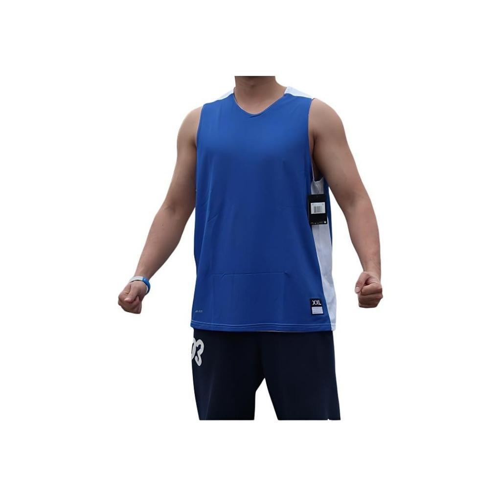 Nike Printed Sports Reversible Quick-Dry Loose Breathable Sleeveless T-Shirt Men Tops Dark-Blue 631064-420