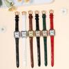 Vintage Roman Scale Women'S Watch Simple Square Plate Belt Watch Women'S Waterproof Quartz Large Dial Watch