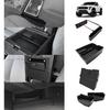 Muslogy Center Console Organizer Compatible with 2024 Toyota Tacoma 4th Gen Accessories Interior Storage Box Insert Tray Phone Pocket(Console