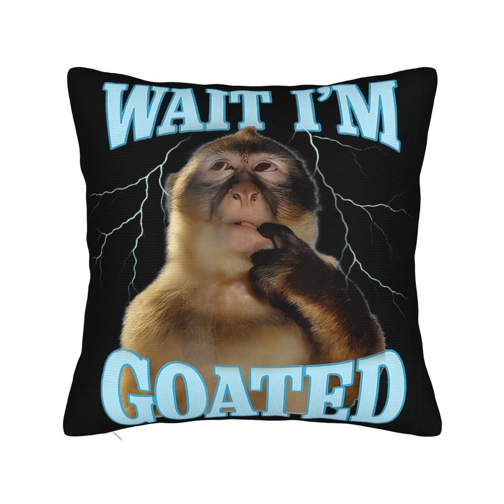 Thinking Monkey Meme Pillowcases Accessories Printing Cushion Cover Decorative Pillow Case Cover Home Multi Size