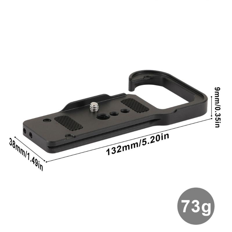Camera Bottom Plate Baseplate for FX2 Featuring 1/4" 20 3/8" 16 Threads for Accessory Protections Secure Mounting