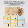 Wooden Geoboard Game with Cards Rubber Bands Geometric Shape Leaning Thinking Training Educational Nail Board Game Toddlers Boys Girls Gift