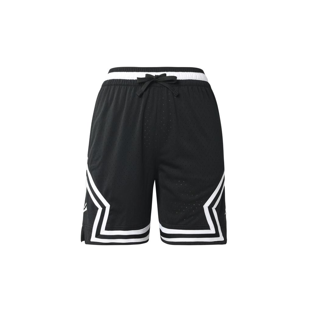 Jordan Sport Dri-Fit Striped Casual Breathable Basketball Shorts Men Shorts Black DH9076-010
