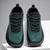 Men's Sneakers Wide Toe Barefoot Shoes Unisex Outdoor Lace-up Casual Shoes Plus Size Hiking Shoe Breathable Leather Men Shoes