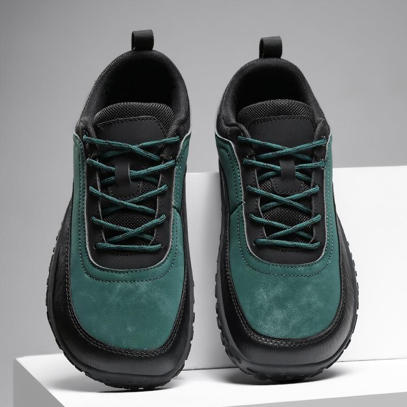 

Men s Sneakers Wide Toe Barefoot Shoes Unisex Outdoor Lace-up Casual Shoes Plus Size Hiking Shoe Breathable Leather Men Shoes 37