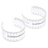 1/5Pcs Universal Reusable Semi Permanent Makeup Guide Ruler Measure Tools Eyebrow Stencil Template Grooming Brow Shaping Styling