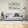 Oviedo Short Pile Rug Gray 140 X 200 Cm