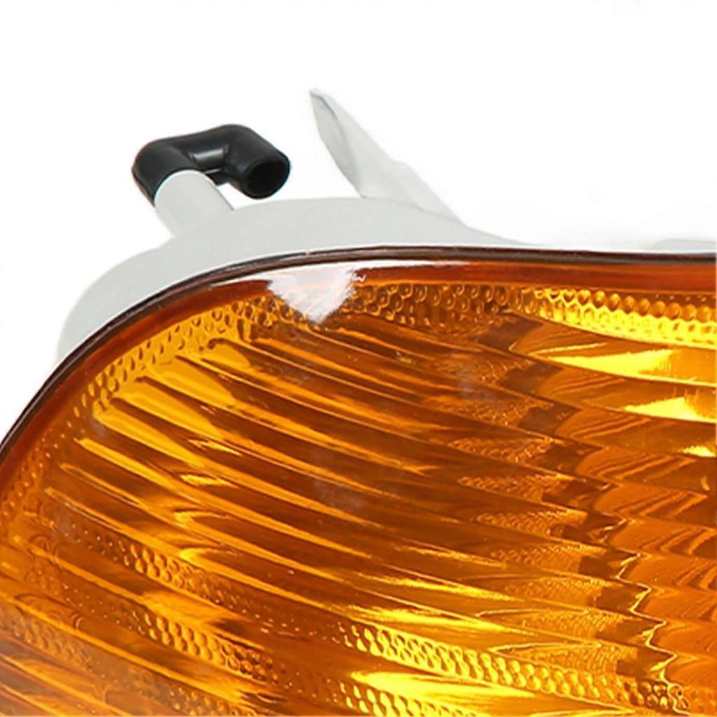 Car Front Corner Lights Left Right Clear Lens Turn Signal Lights Replacement for 3 Series E46 Coupe 19982001 Amber 63126904299 63126904300