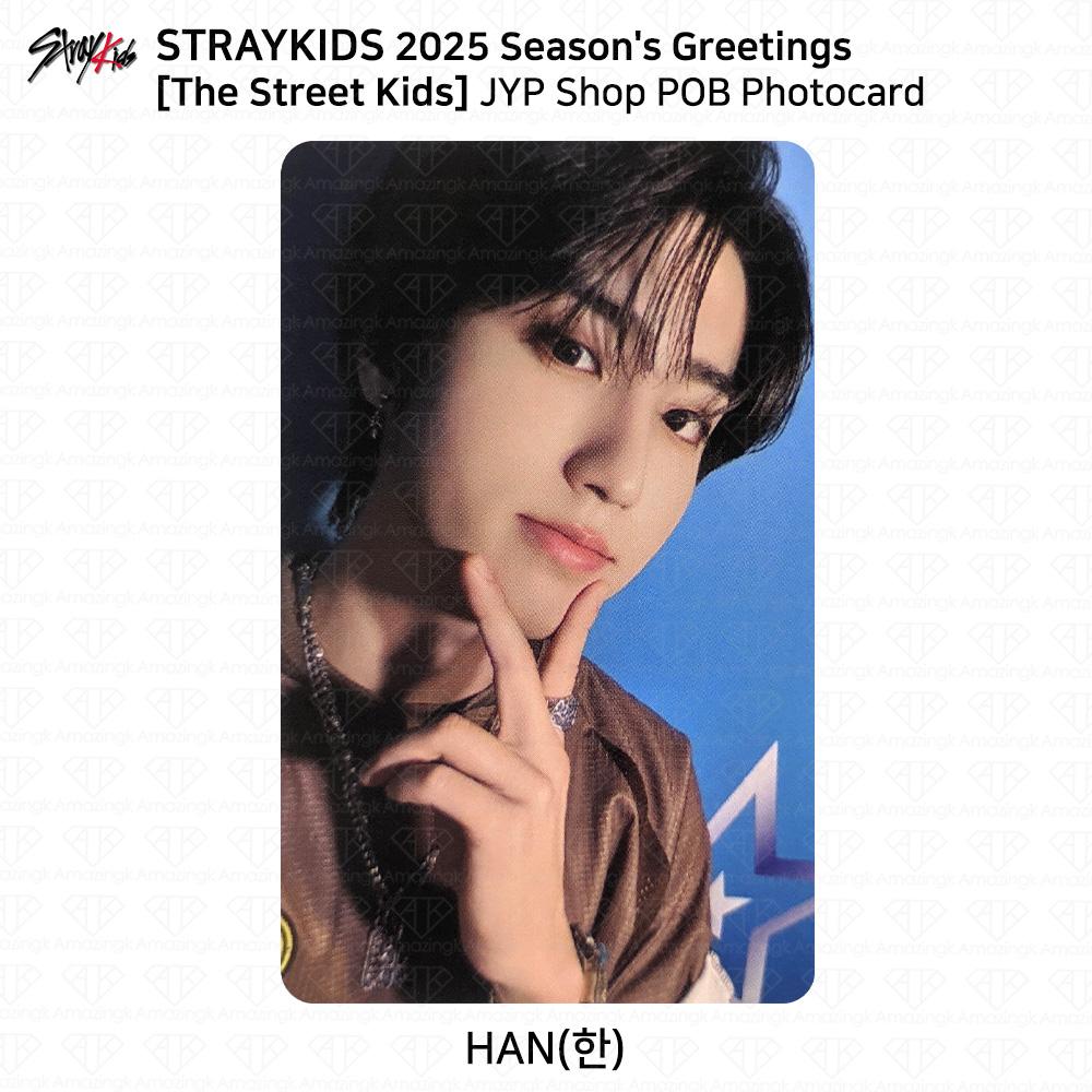 

Stray Kids 2025 Поздравления с праздником The Street Kids JYP Shop POB Фотокарточка KPOP
