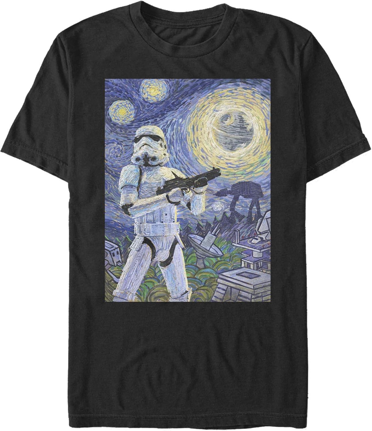 Мужская футболка Star Wars Звездная ночь Штурмовик S