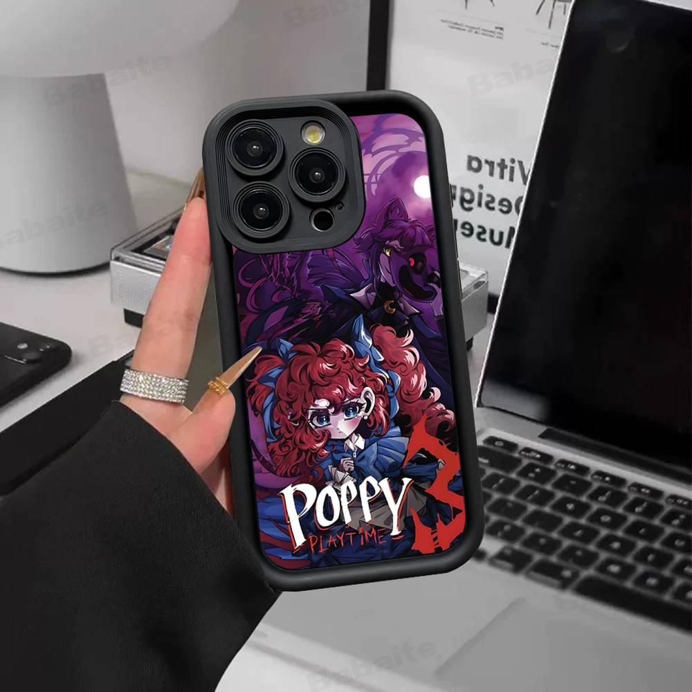 

Чохол для телефону P-Poppy-ys Game Playtime-es Для iPhone 17 16 15 14 13 12 11 Pro Max 16E Plus INS М який чохол iPhone 16pro max