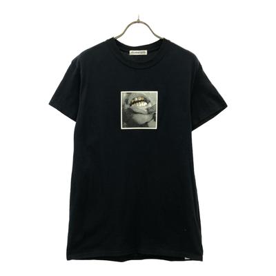 FLAGSTUFF Print Short Sleeve T-shirt S Black Men's Used