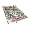 4cm Soldiers Army Figures Playset Building Blocks Plastic Toys For Child Party Game