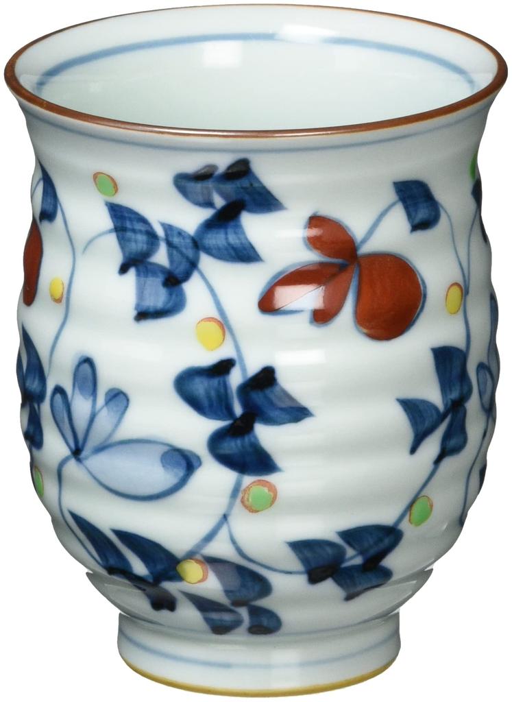 Ranchant Teacup Arabesque Arita Made in Japan (Small), White, 6.5x8.2cm, Pattern, Ware,