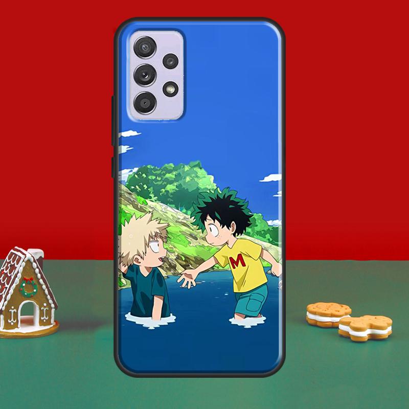 Deku Izuku Midoriya My hero academia Case For Samsung A52 A12 A22 A32 A42 A72 A51 A71 A50 A70 A41 A31 A11 A21S A52S Soft Cover