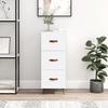 VidaXL White Buffet 34.5x34x90 Cm Engineered Wood 828572