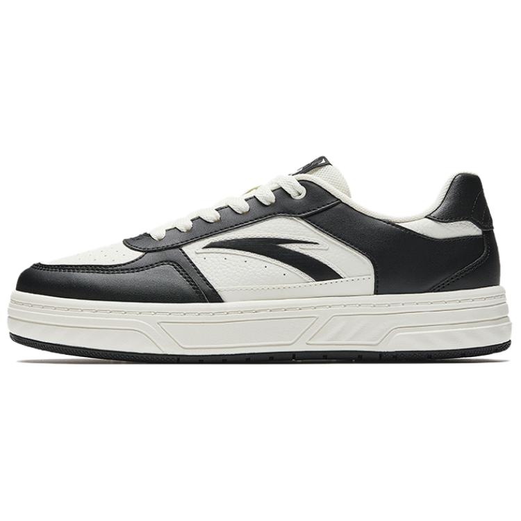 

Новые износостойкие и легкие низкие кеды для скейтборда Anta Женские Слоновая кость Базовый черный 122538010-6 39