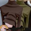 Damen Warmes Halbhoher Kragen Basis-Shirt für Herbst und Winter