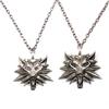 The Witcher Alloy Wolf Head Necklace Featuring Electroplated Alloy Material For Casual Wear