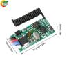 DC 3.6V-24V 2A Mini Remote Switch 12V 24V Mini Receiver LED Access Control Single-Channel Remote Switch 433MHz
