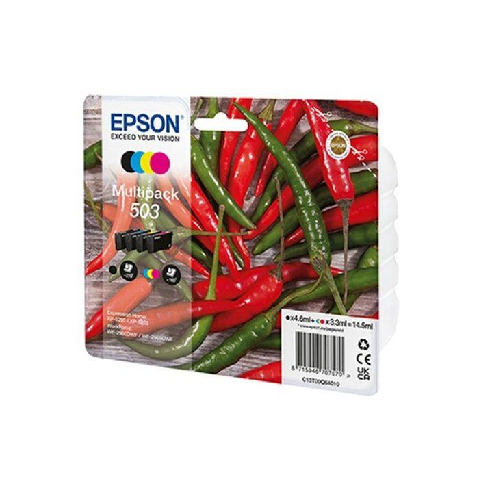 Cartouche d'encre - epson - pack 503 piment - jet d'encre - multi-couleurs - 4 pièces