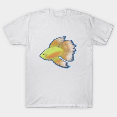 Camiseta Mujer Betta Harajuku Estampado Kawaii Camiseta Verano Manga Corta Camiseta Top Femenino