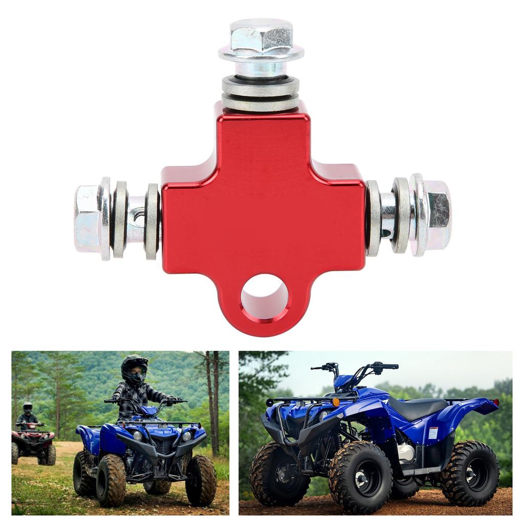 Tee Connector Coupling 3‑Way Tubing Hose Steel   for Motorcycle ATV Modification