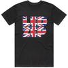 Led Zeppelin - Union Jack Type - Black T-shirt