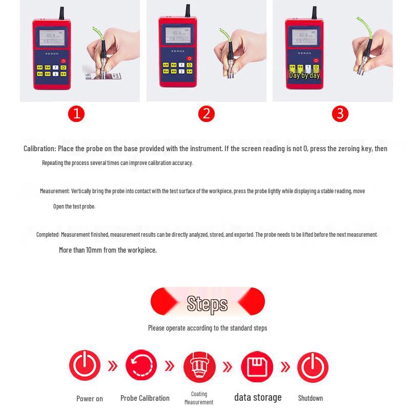 Leeb220 Split-Type Ferrous Coating Thickness Gauge (CN version)