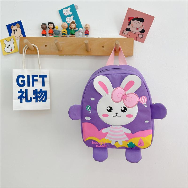 Adorable Cartoon Bunny Preschool Backpack For Kids Ages 3 To 6 Years Old In Vibrant Colors
