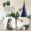 M-Modern-Light Up Kids Pod Swing Seat,Therapeutic Sensory Swing,Hug Ceiling Snuggle Swing, Adjustable Fabric Hammock