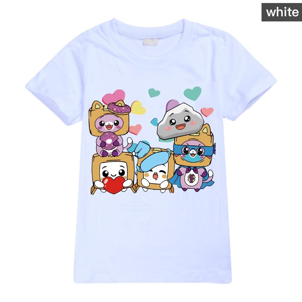 Children's Short Sleeve T-Shirt Girls Casual Comfort Top Daily Cute Print T-Shirts Girls