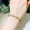 S0174 Square Hand Jewelry Super Shiny Zircon Bracelet