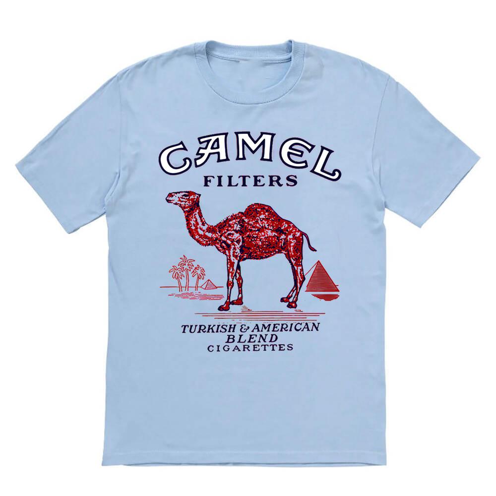 New Classic Camel Cigarettes Light Blue All Size T-Shirt FA489 Unisex T-Shirt S