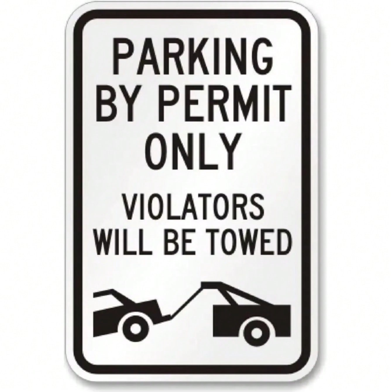 8x12    Алюминиевый знак «Разрешенная парковка» - Погодоустойчивый, Сверхпрочный, Предварительно просверленные отверстия для строгого соблюдения 20x30cm（7.8x11.8inch）