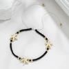 Bohemian Style Starfish Pearl Woven Adjustable Women's Anklet