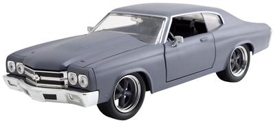 Jada Toys Fast Furious Series Dominic Chevy Chevelle SS Matte Gray Finished Product & 1/24 F&F