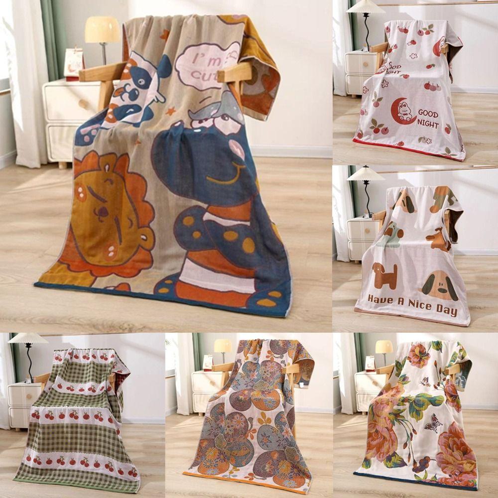 Soft Beach Towel Multi Layer Small Blanket Fashion Bath Towel Universal In All Seasons