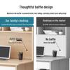 Modern Computer Desk with Bookshelf & Storage for Home, Office, Bedroom & Study Room