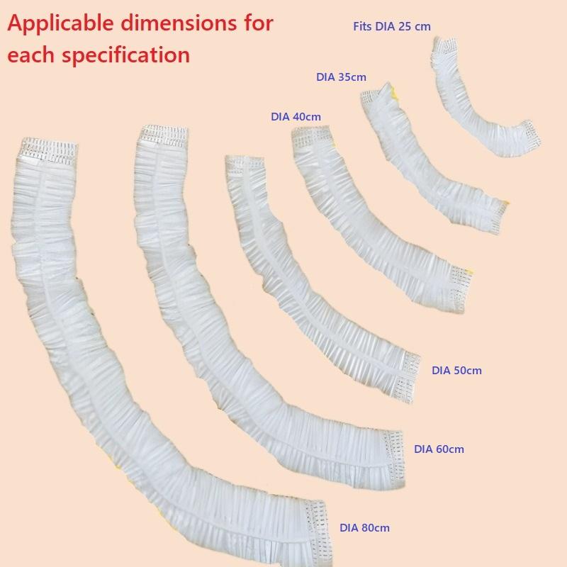 50PCS Reusable Durable Food Storage Covers for Bowls Elastic Plate Lid Covers Vacuum Bags For Kitchen Food Fresh Seal