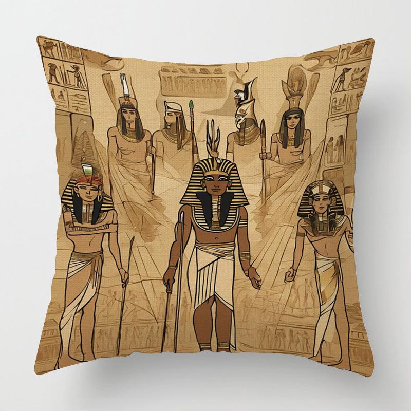 Moderne Dekorative Kissen für Zuhause Wohnzimmer Dekoration Überwurf Kissenbezug 45*45 40X40cm 60X60cm 45X45cm 50X50cm Ägypten Pharao