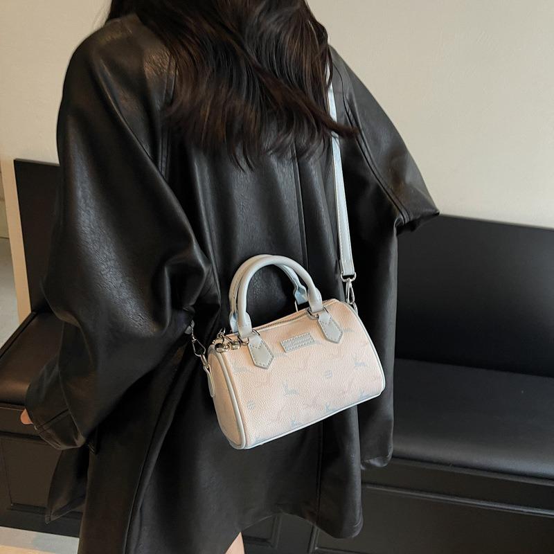 Versatile Hand Carry Small Bag Women's New Fashion Printed Pillow Bag Simple Commuter Shoulder Messenger Bag