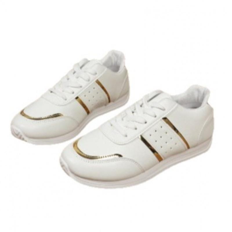 Comfortable sports shoes spring and autumn new European and American large size lace-up color matching Forrest Gump shoes casual single shoes