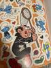 [USED] Smurfs sticker picture book