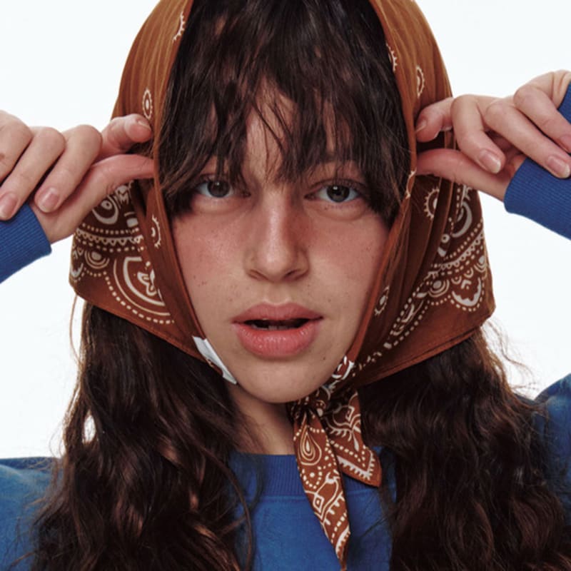 CENTAUR.KR CENTAUR PAISLEY BANDANA_BROWN