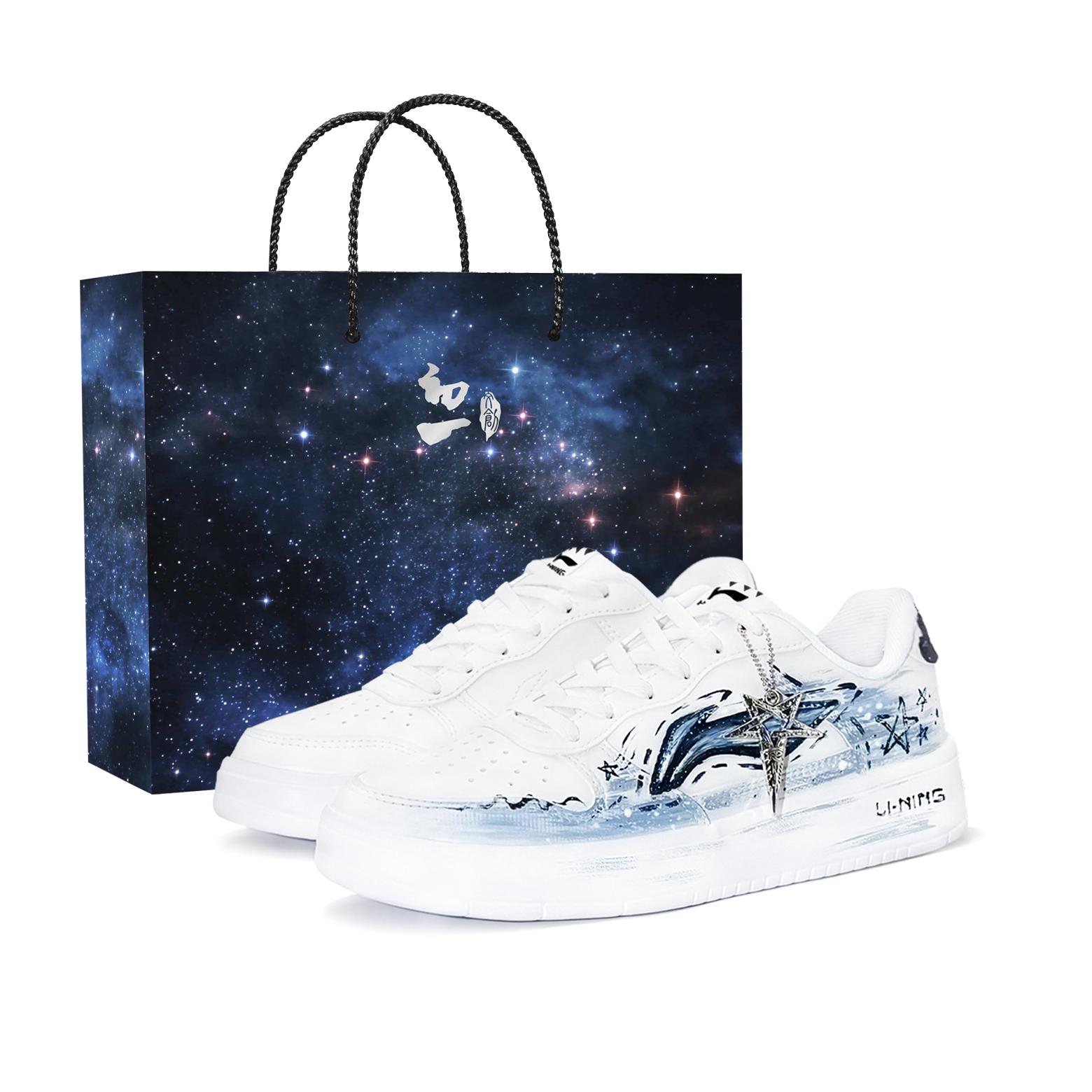 

Li Ning Плавучая лодка Легкая износостойкая Покрытие Износостойкая Легкая Низкие кроссовки AGCS419-1(КомандаДва-сумка) 39.5