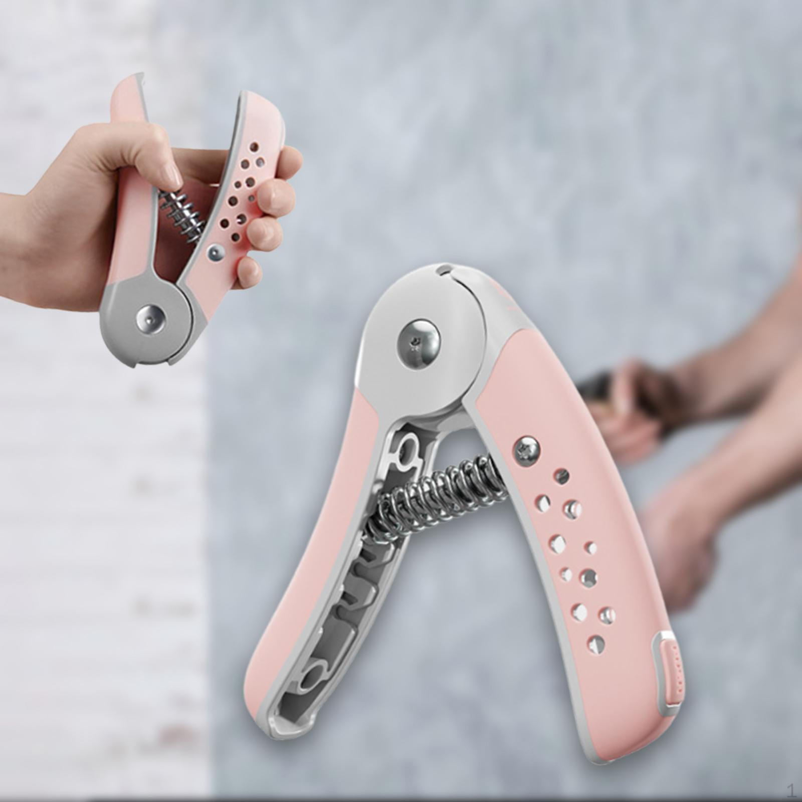 

Hand Grip Strengthener Adjustable 15/20/25lb Muscle Building Forearm Exercise for Professionals рожевий