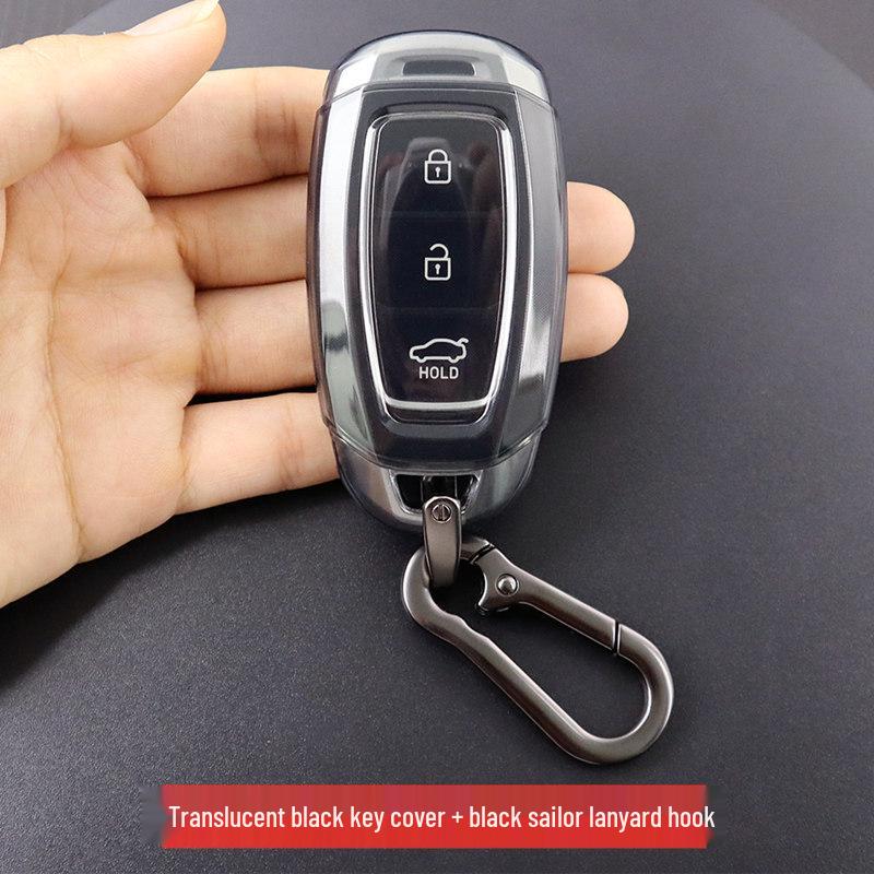 Ultradünne transparente Schlüsseletui für Elantra, Fiesta, ix35, Sonata, Santa Fe, Genesis, Tucson, ix25