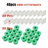 Clip per gonna laterale / Finitura Rocker Bianco 20 Pezzi 20pz Clip