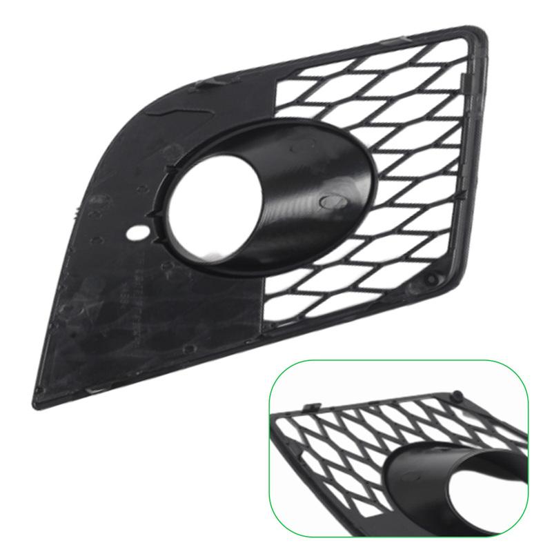 Pentru Seat Leon CUPRA 1P 2005-2011 Grilă Lampă Ceață Bara Față Plasă Fagure Capac Lampă Ceață Negru Mat